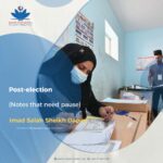 Post-election: (Notes that need pause)