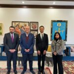 A delegation from Al-Bayan Center meets with former President Dr. Barham Salih