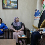Al-Bayan Center receives the head of the Women, Family, and Children Committee in the Iraqi Parliament
